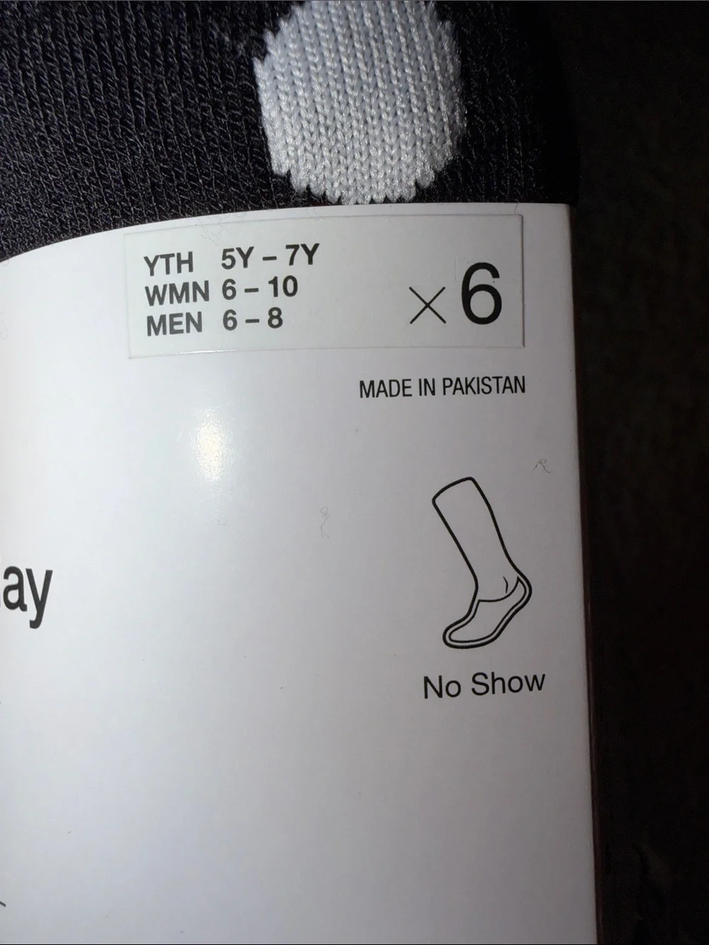 NWT Nike Everyday No Show Socks Youth 5-7